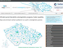 Tablet Screenshot of onconet.cz
